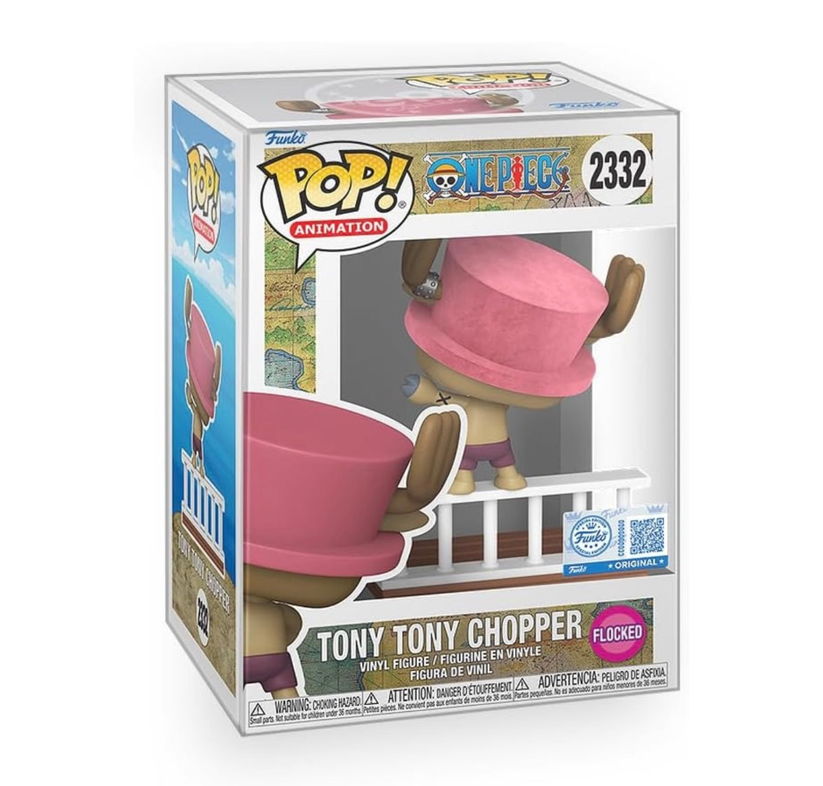 One Piece Tony Tony Chopper Flocked Funko Pop! #2332 – Exclusive