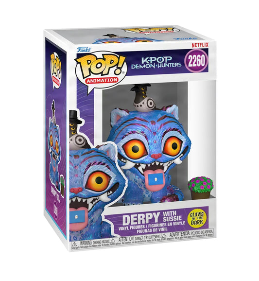 KPop Demon Hunters Derpy with Sussie Glow-in-the-Dark Funko Pop! #2260